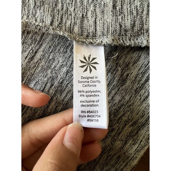 Athleta Haven Wrap Cardigan Sweater Small Draped Athleisure Preppy Loungewear - Picture 9 of 11